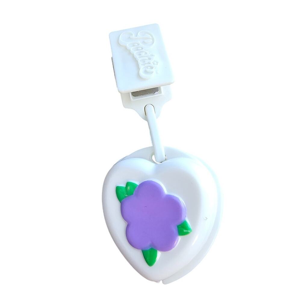 1983 Mattel Poochie Clip-On Heart Ink Stamp - Friends Forever